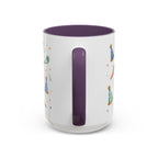 New Year Party Mug | Balloon Popper Watercolor Celebration Gift | Accent Cup 11oz 15oz