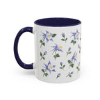Colorado Rocky Mountain columbine Mug, State Flower Floral Coffee Cup, 11oz Botanical Gift