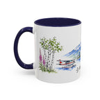 Anchorage Illustrated Travel Mug | City Souvenir Accent Coffee Mug | 11oz 15oz Ceramic Cup