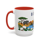 Benin Coffee Mug | Travel Souvenir Accent Mug | Country Gift Ceramic Cup 11oz 15oz