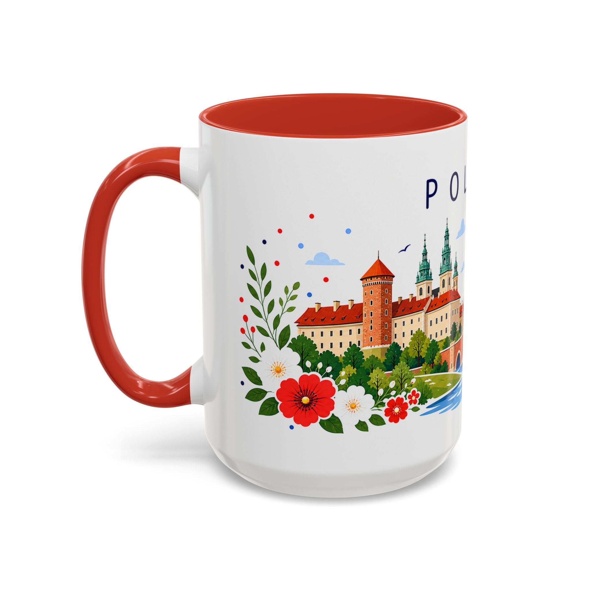 Poland Coffee Mug | Travel Souvenir Accent Mug | Place Gift Ceramic Cup 11oz 15oz