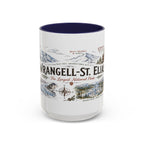 Wrangell-St. Elias National Park Coffee Mug | Alaska Wilderness Climbing Gift | Accent Color Ceramic 11oz 15oz