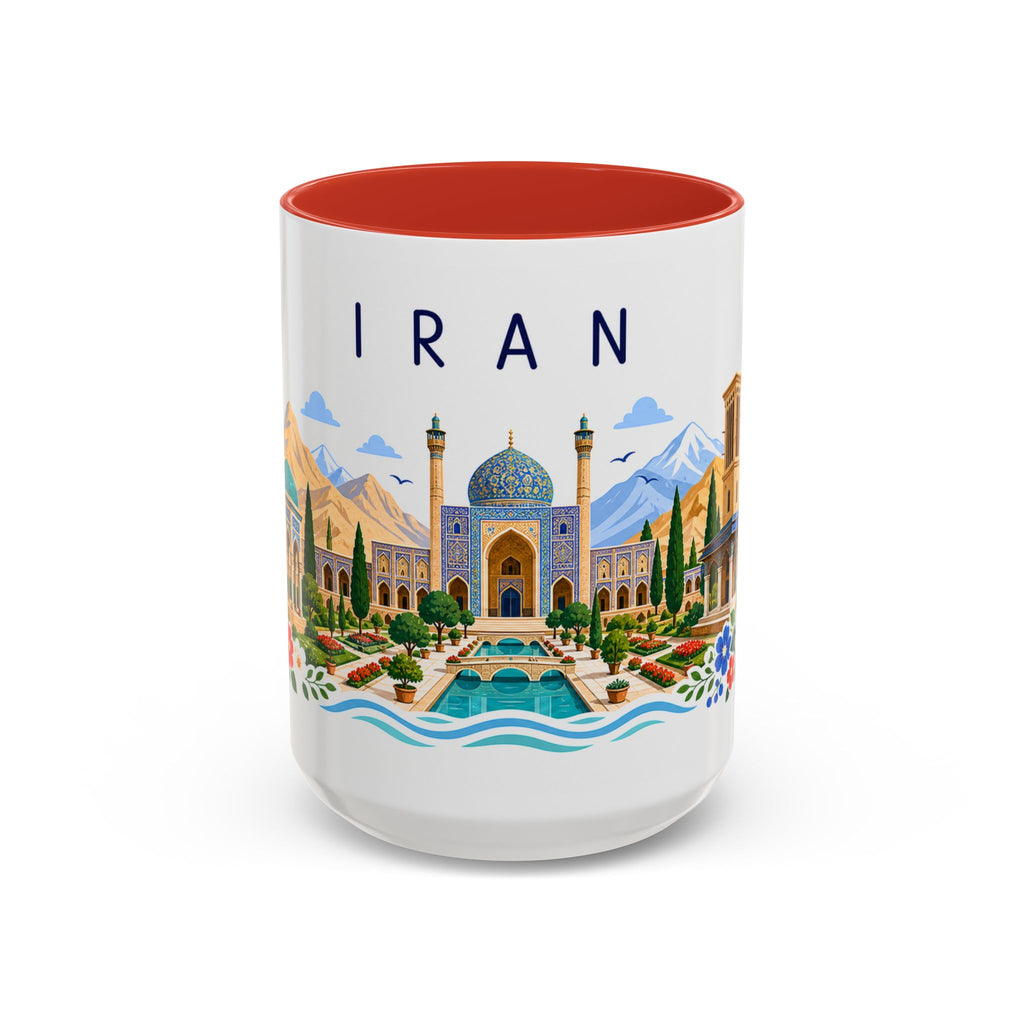 Iran Coffee Mug | Travel Souvenir Accent Mug | Place Gift Ceramic Cup 11oz 15oz