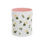 Arizona Saguaro cactus blossom Mug, State Flower Floral Coffee Cup, 11oz Botanical Gift