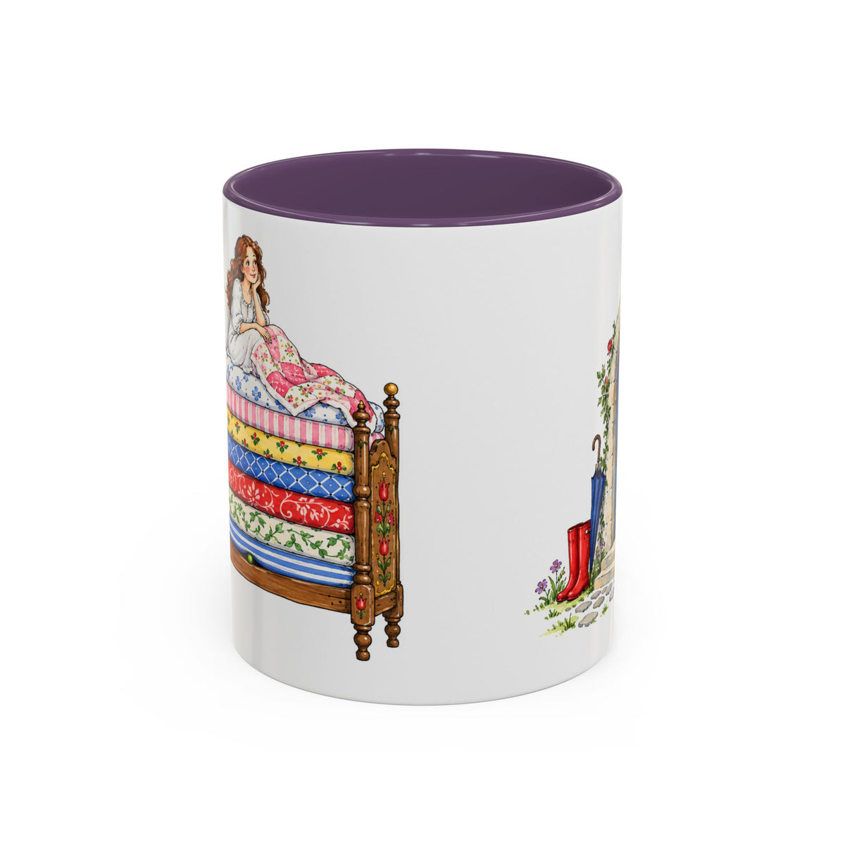 The Princess and the Pea Mug | Storybook Fairy Tale Accent Coffee Mug | EveryLegend