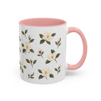 Mississippi Magnolia Mug, State Flower Floral Coffee Cup, 11oz Botanical Gift