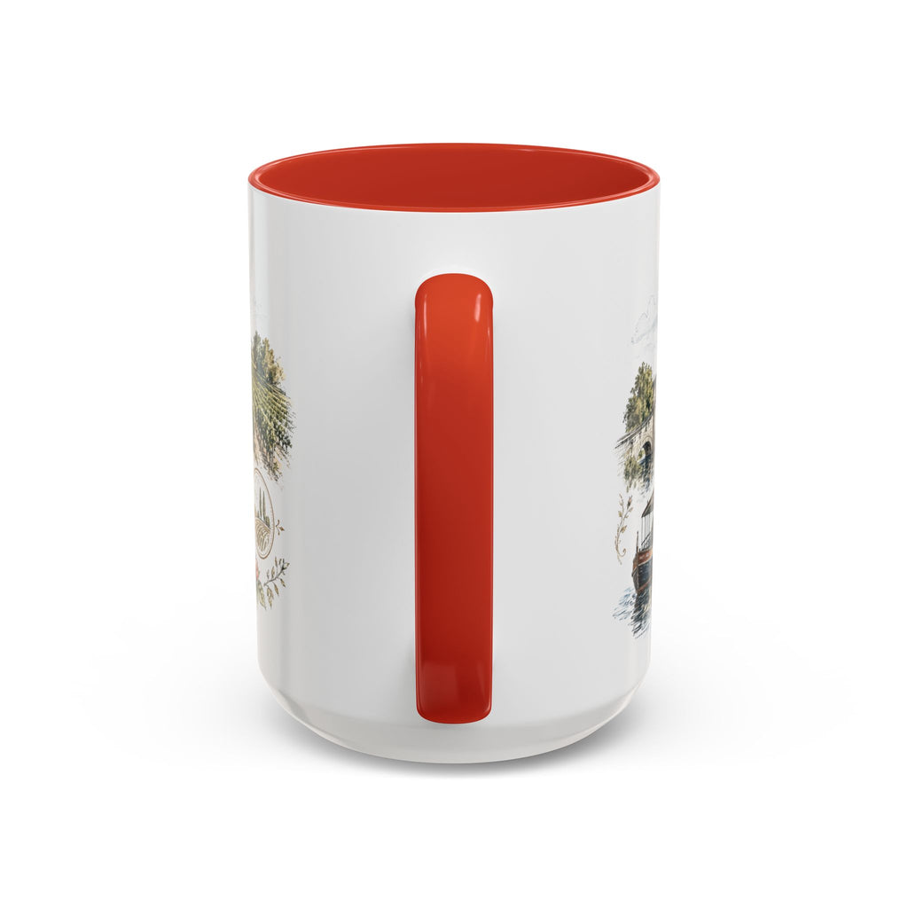Loire Valley Mug, France Travel Souvenir, Bucket List Gift, Accent Ceramic Coffee Mug 11oz 15oz