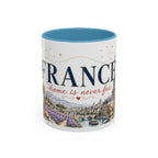 France Home Country Mug | Moving Away Gift | Long Distance Friendship | 11 oz 15 oz Accent Mug