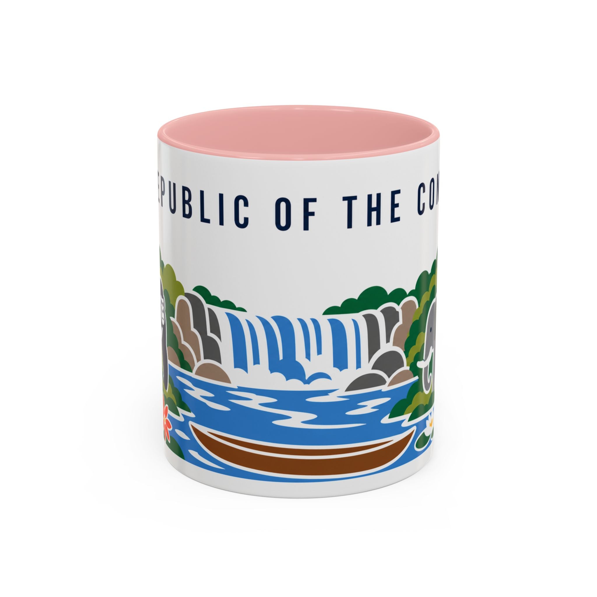 Republic of the Congo Coffee Mug | Travel Souvenir Accent Mug | Country Gift Ceramic Cup 11oz 15oz