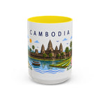 Cambodia Coffee Mug | Travel Souvenir Accent Mug | Place Gift Ceramic Cup 11oz 15oz