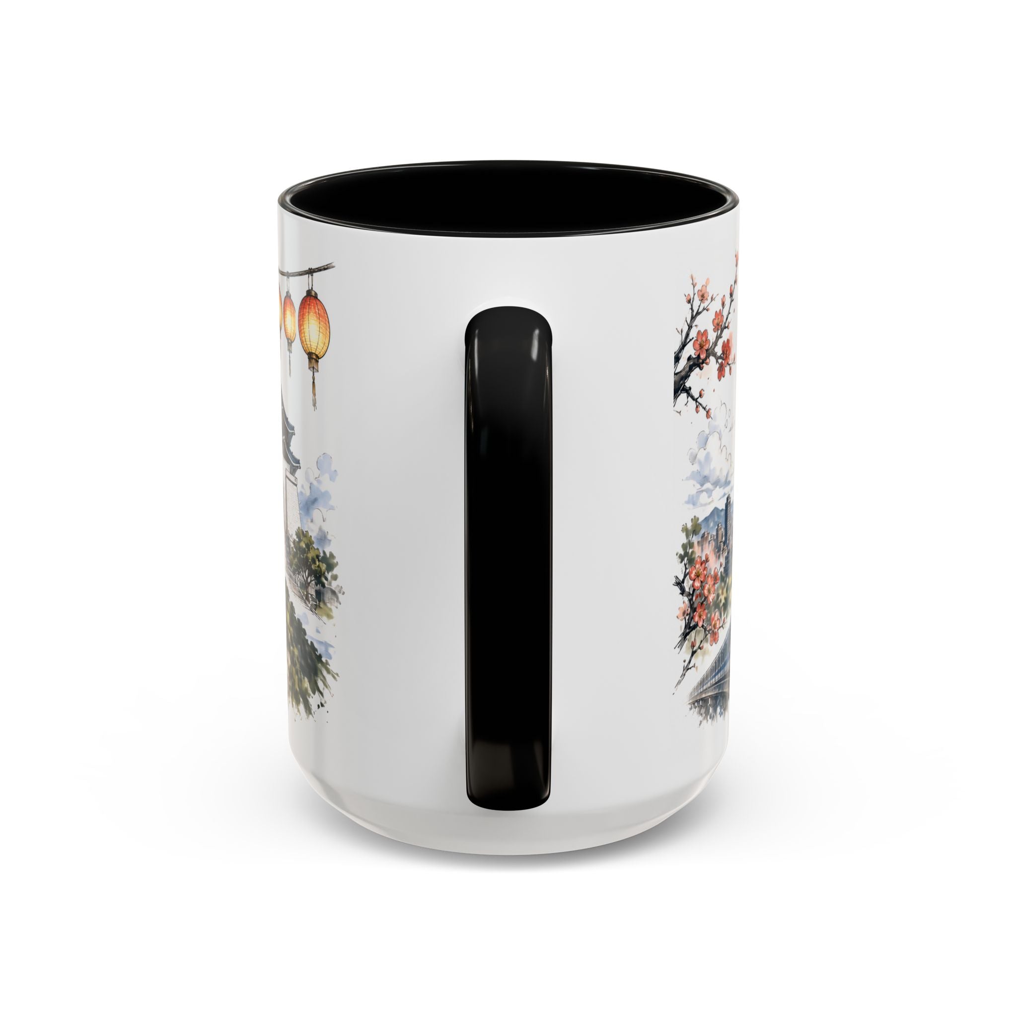 Taipei Coffee Mug | Taiwan Travel Souvenir | Vintage Illustrated City Gift | 11 oz 15 oz Accent Mug