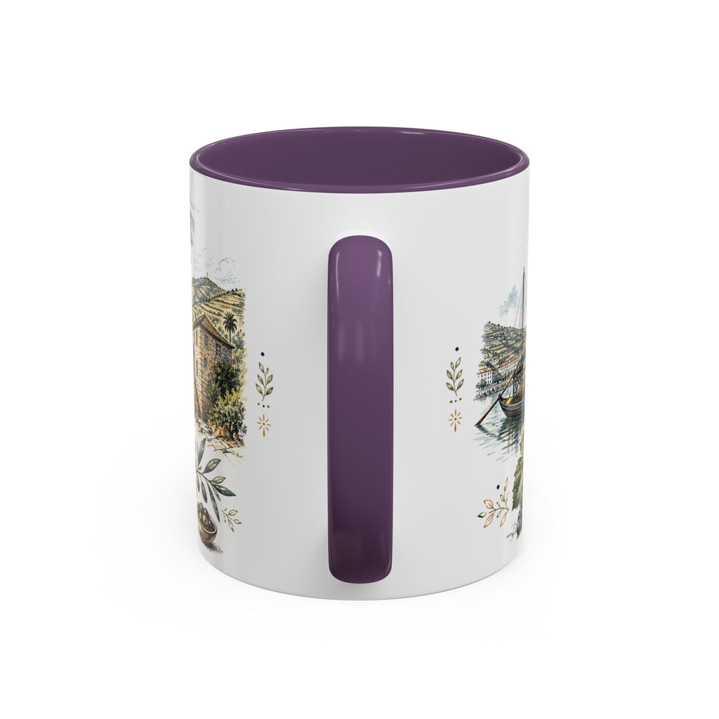Douro Valley Mug, Portugal Travel Souvenir, Bucket List Gift, Accent Ceramic Coffee Mug 11oz 15oz
