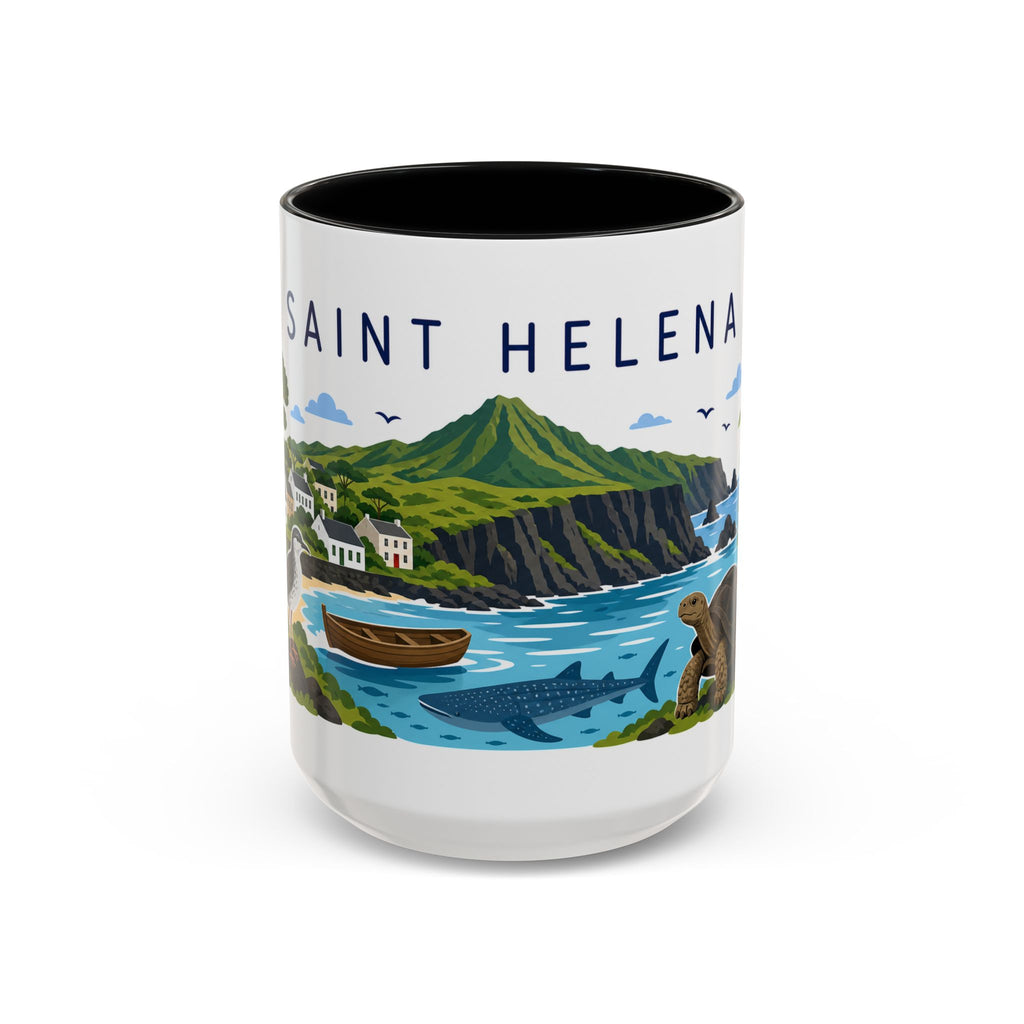 Saint Helena Coffee Mug | Travel Souvenir Accent Mug | Country Gift Ceramic Cup 11oz 15oz