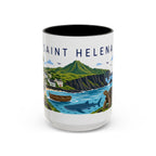 Saint Helena Coffee Mug | Travel Souvenir Accent Mug | Country Gift Ceramic Cup 11oz 15oz