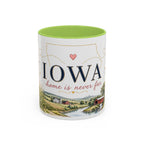 Iowa State Mug | Home is Never Far Accent Mug (11oz or 15oz)