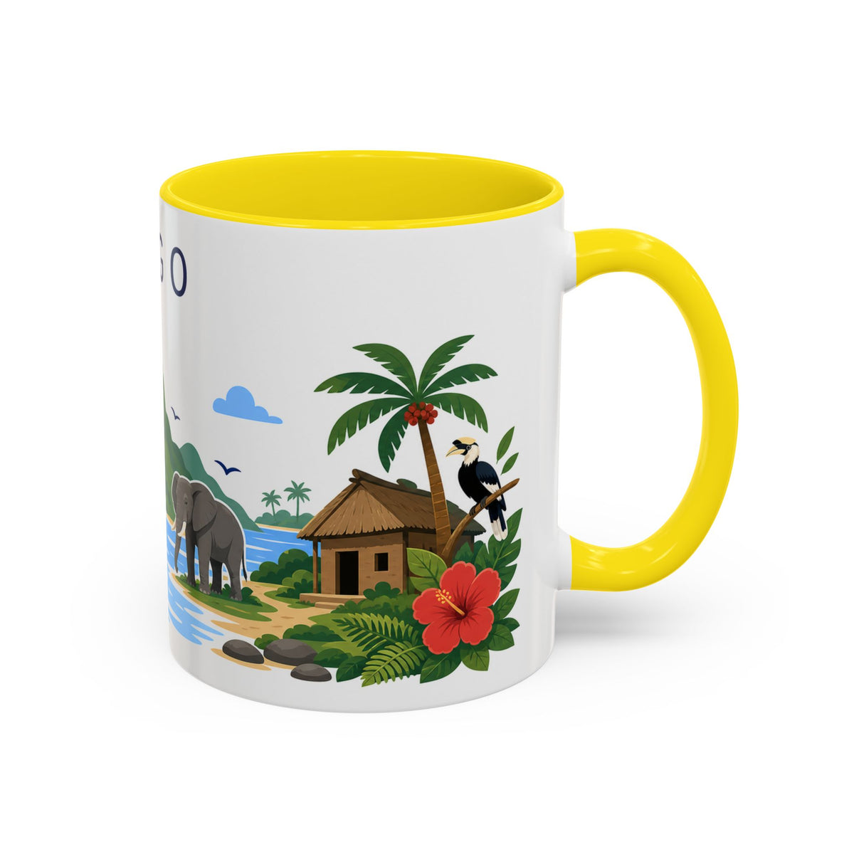 Togo Coffee Mug | Travel Souvenir Accent Mug | Country Gift Ceramic Cup 11oz 15oz