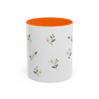 Idaho Syringa Mug, State Flower Floral Coffee Cup, 11oz Botanical Gift