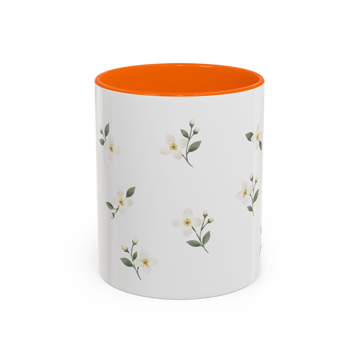 Idaho Syringa Mug, State Flower Floral Coffee Cup, 11oz Botanical Gift