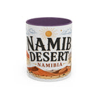 Namib Desert Coffee Mug | Travel Destination Souvenir Gift | Accent Color Ceramic 11oz 15oz