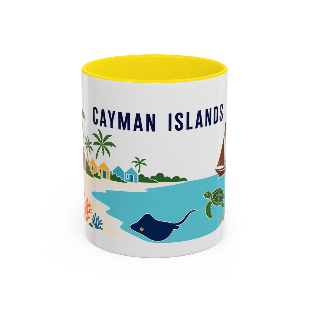 Cayman Islands Coffee Mug | Travel Souvenir Accent Mug | Country Gift Ceramic Cup 11oz 15oz
