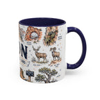 Zion National Park Coffee Mug | Hiking Camping Nature Gift | Accent Color Ceramic 11oz 15oz