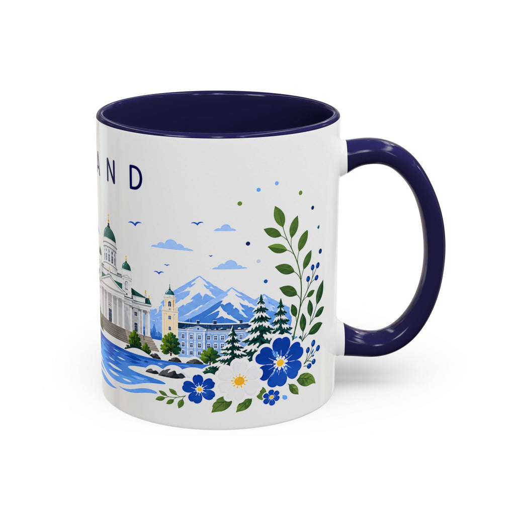 Finland Coffee Mug | Travel Souvenir Accent Mug | Place Gift Ceramic Cup 11oz 15oz