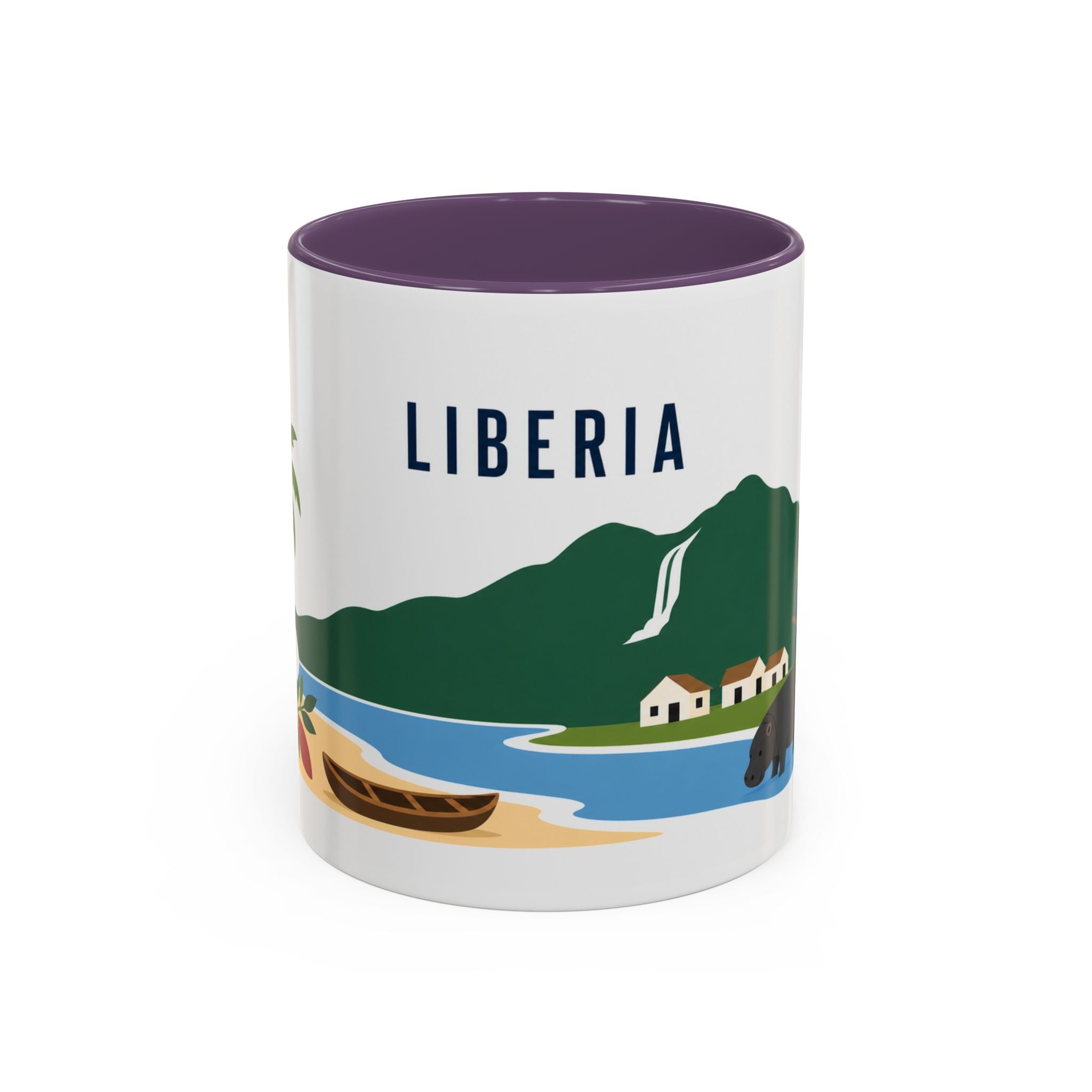 Liberia Coffee Mug | Travel Souvenir Accent Mug | Country Gift Ceramic Cup 11oz 15oz