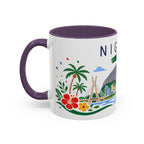 Nigeria Coffee Mug | Travel Souvenir Accent Mug | Country Gift Ceramic Cup 11oz 15oz