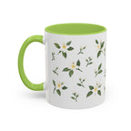 Florida Orange blossom Mug, State Flower Floral Coffee Cup, 11oz Botanical Gift