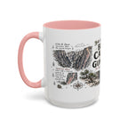Black Canyon of the Gunnison National Park Coffee Mug | Colorado Deep Canyon Hiking Gift | Accent Color Ceramic 11oz 15oz