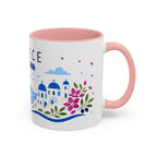 Greece Coffee Mug | Travel Souvenir Accent Mug | Country Gift Ceramic Cup 11oz 15oz