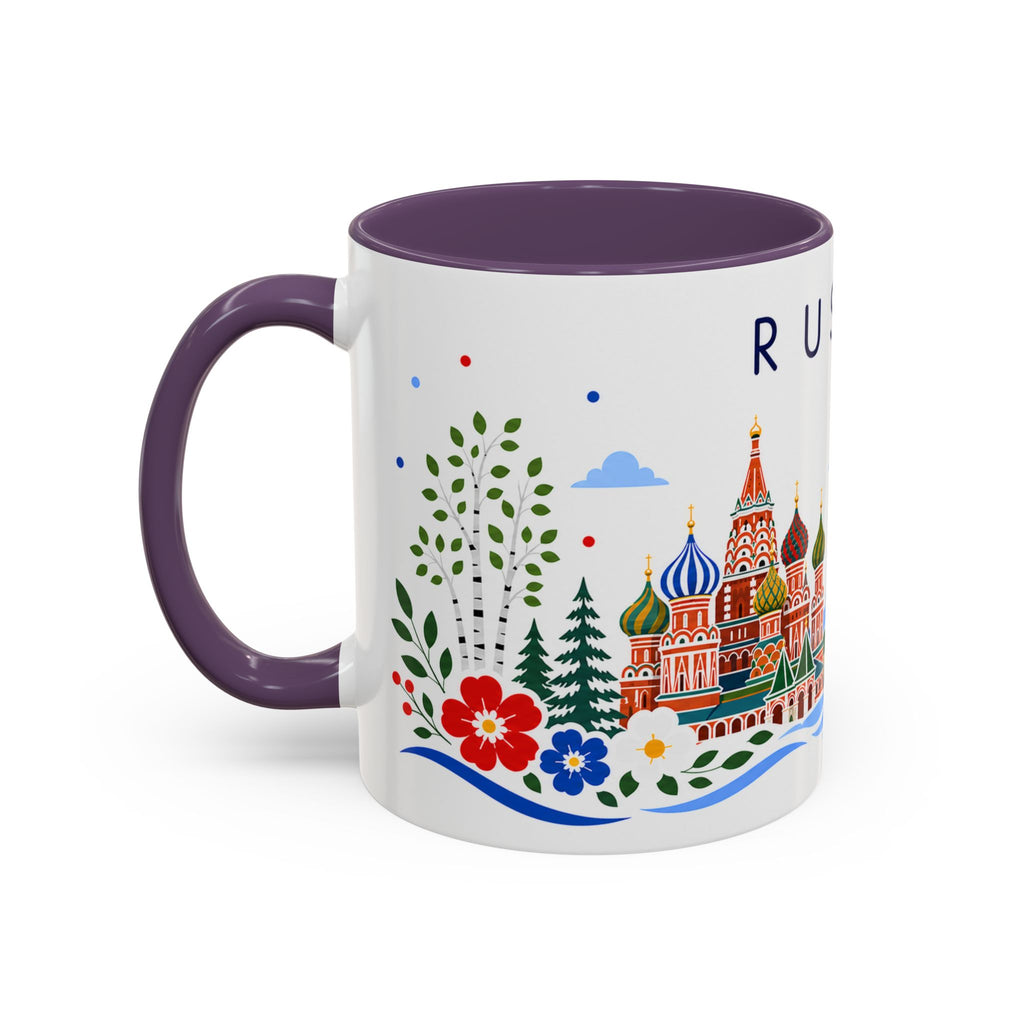 Russia Coffee Mug | Travel Souvenir Accent Mug | Place Gift Ceramic Cup 11oz 15oz