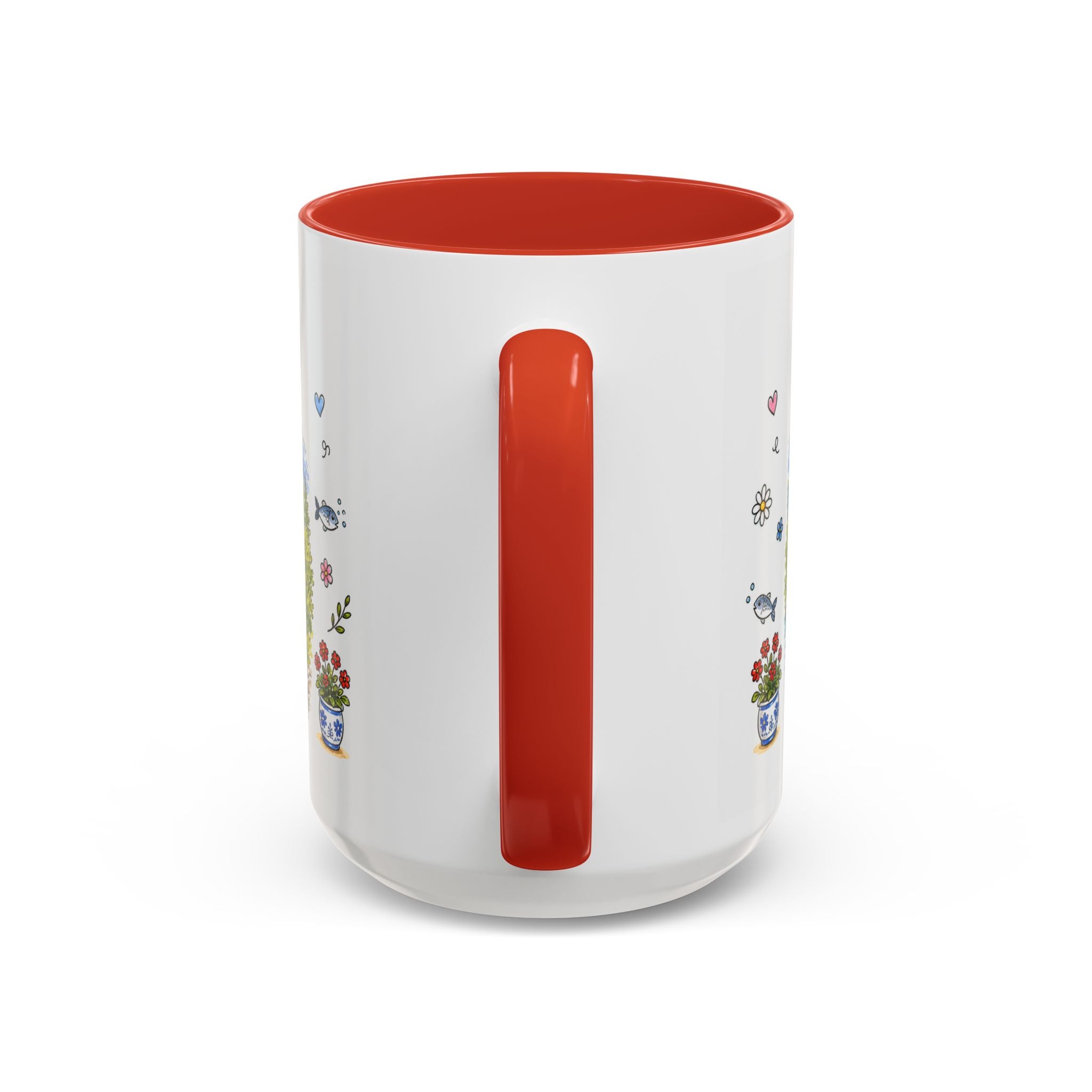 Reine Illustrated Travel Mug | Norway Souvenir Accent Coffee Mug | 11oz 15oz Ceramic Cup