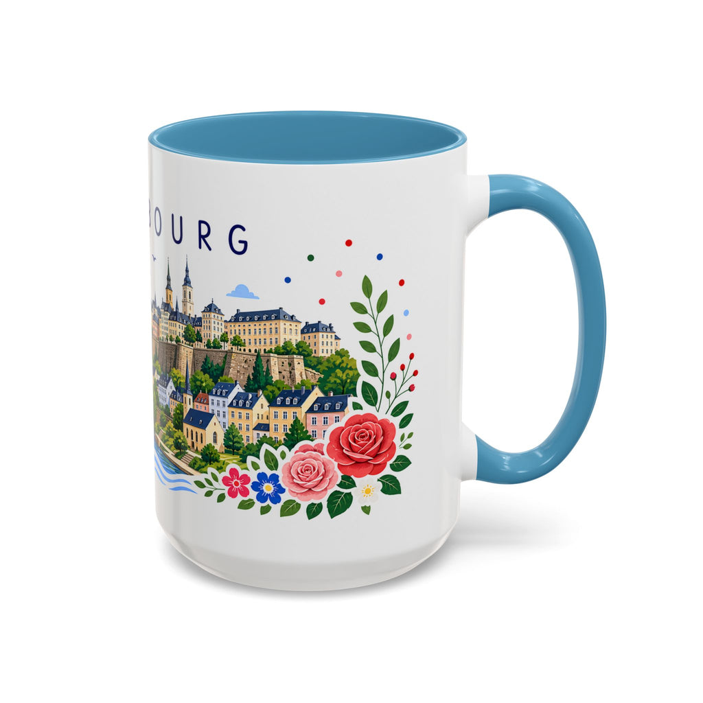 Luxembourg Coffee Mug | Travel Souvenir Accent Mug | Place Gift Ceramic Cup 11oz 15oz