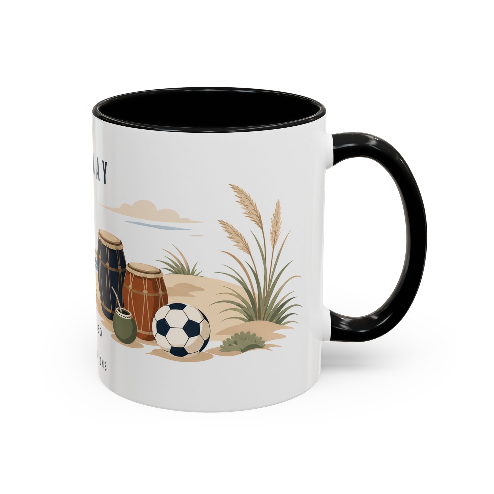Uruguay World Champions Mug | Two Time Soccer Champion Gift | Uruguayan Football Fan Cup | 1930 1950 | 11oz 15oz Accent Mug