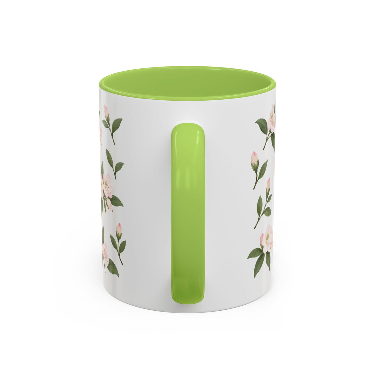 West Virginia Rhododendron Mug, State Flower Floral Coffee Cup, 11oz Botanical Gift
