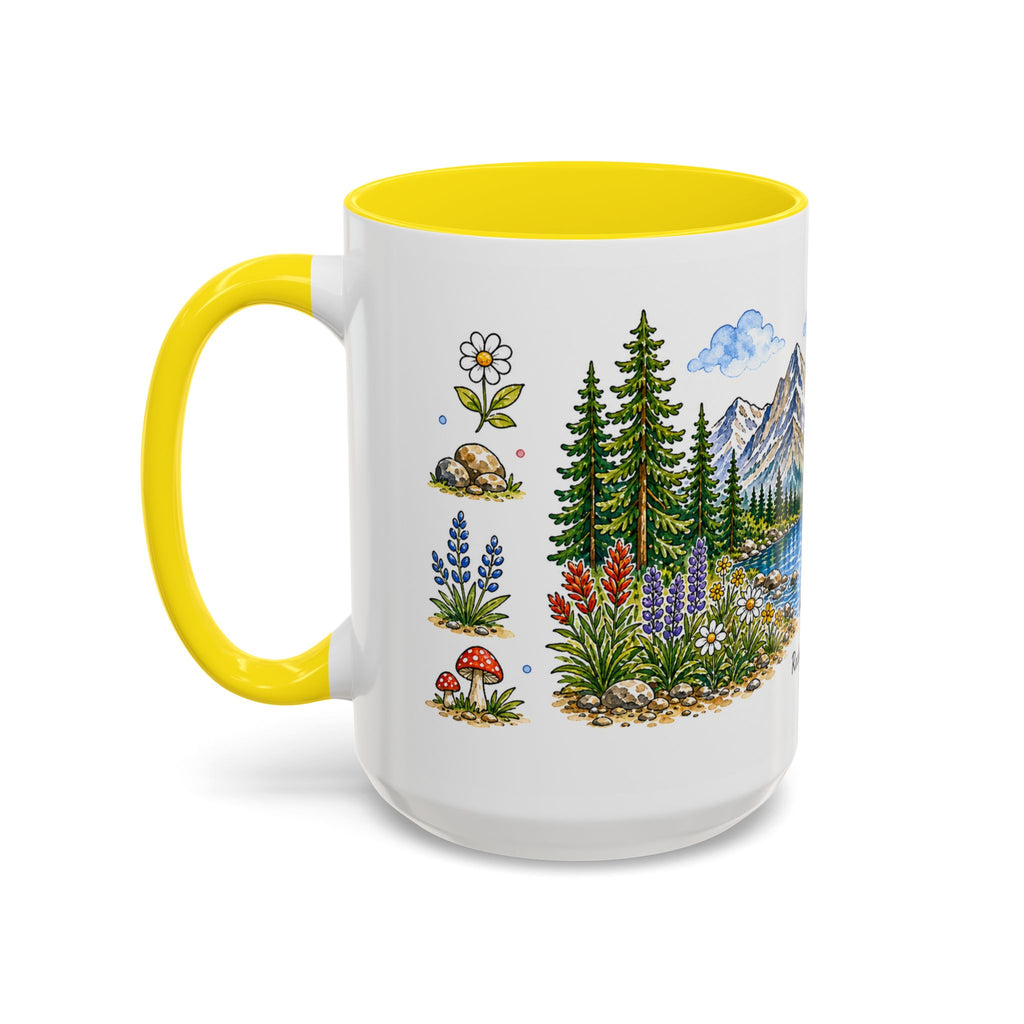 Rocky Mountain National Park Mug | US Travel Souvenir Accent Coffee Mug | 11oz 15oz Ceramic Cup