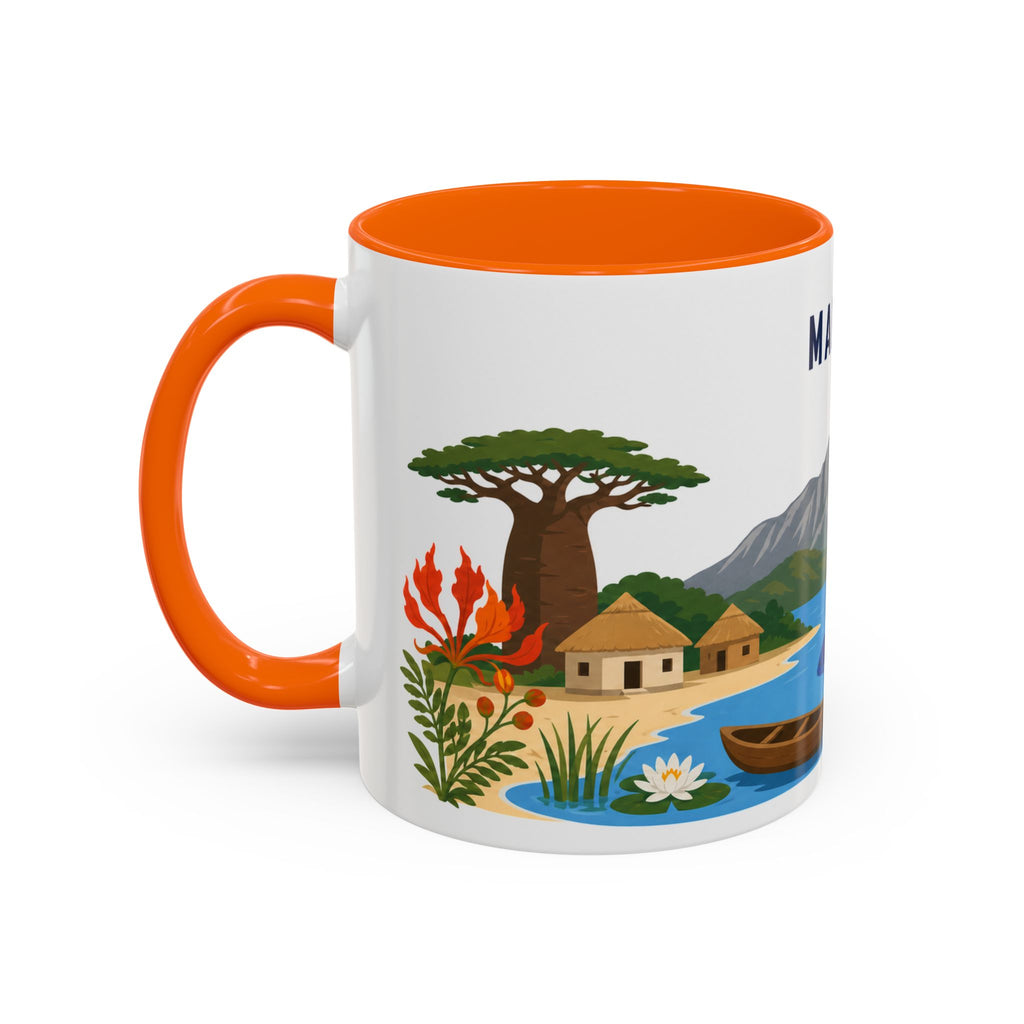 Malawi Coffee Mug | Travel Souvenir Accent Mug | Country Gift Ceramic Cup 11oz 15oz