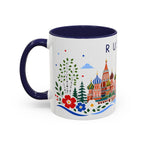 Russia Coffee Mug | Travel Souvenir Accent Mug | Place Gift Ceramic Cup 11oz 15oz