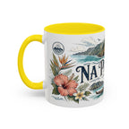 Na Pali Coast Mug, Hawaii Travel Souvenir, Bucket List Gift, Accent Ceramic Coffee Mug 11oz 15oz