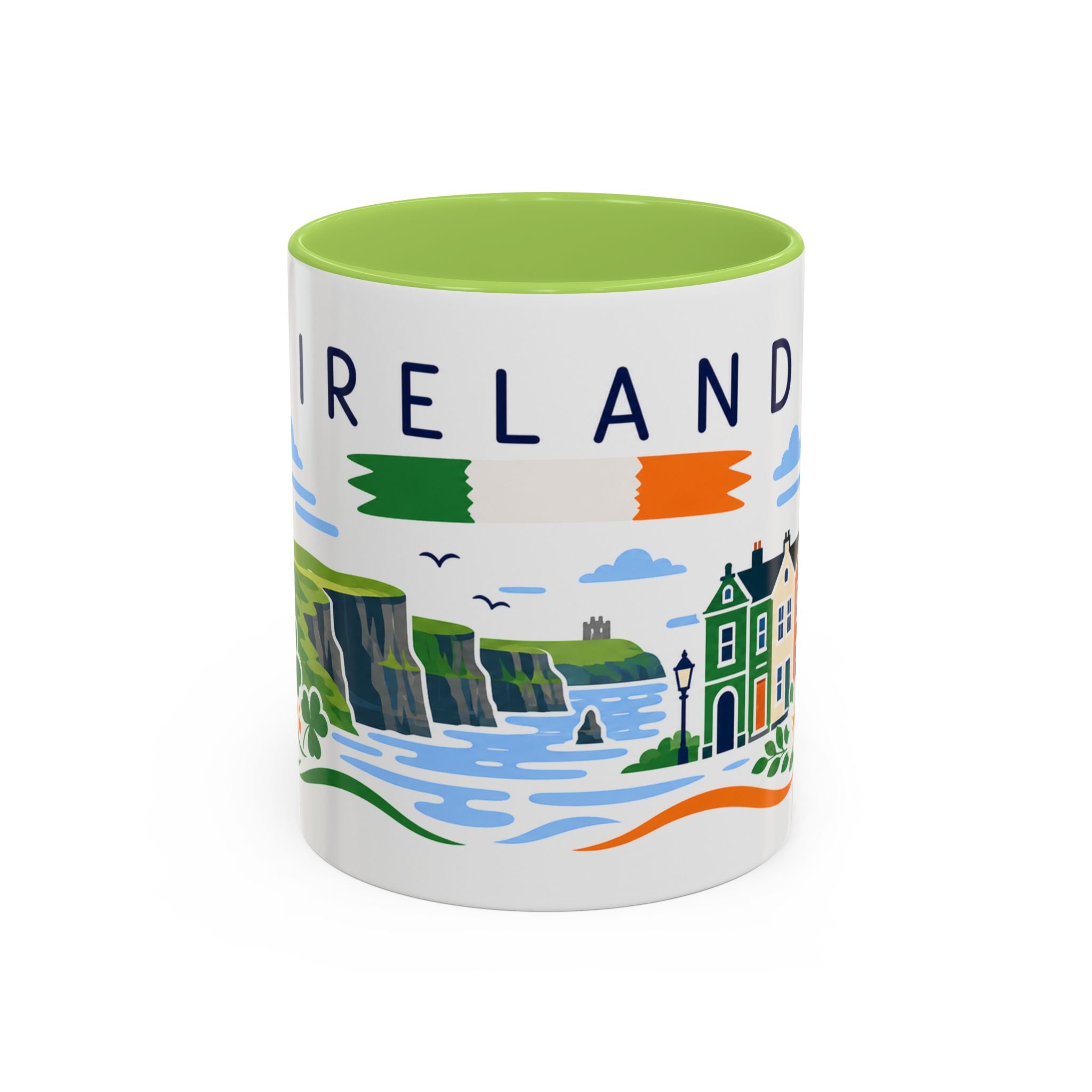 Ireland Coffee Mug | Travel Souvenir Accent Mug | Country Gift Ceramic Cup 11oz 15oz