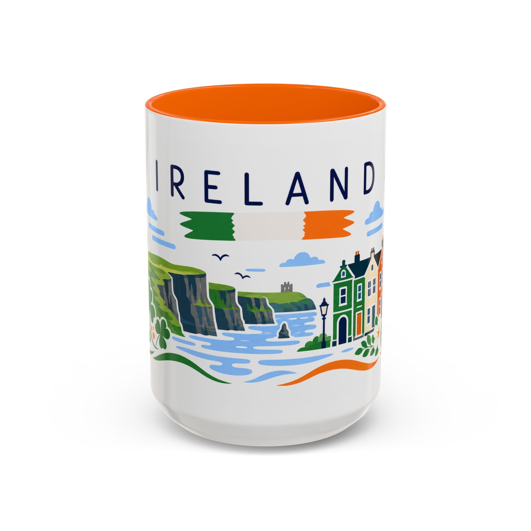 Ireland Coffee Mug | Travel Souvenir Accent Mug | Country Gift Ceramic Cup 11oz 15oz
