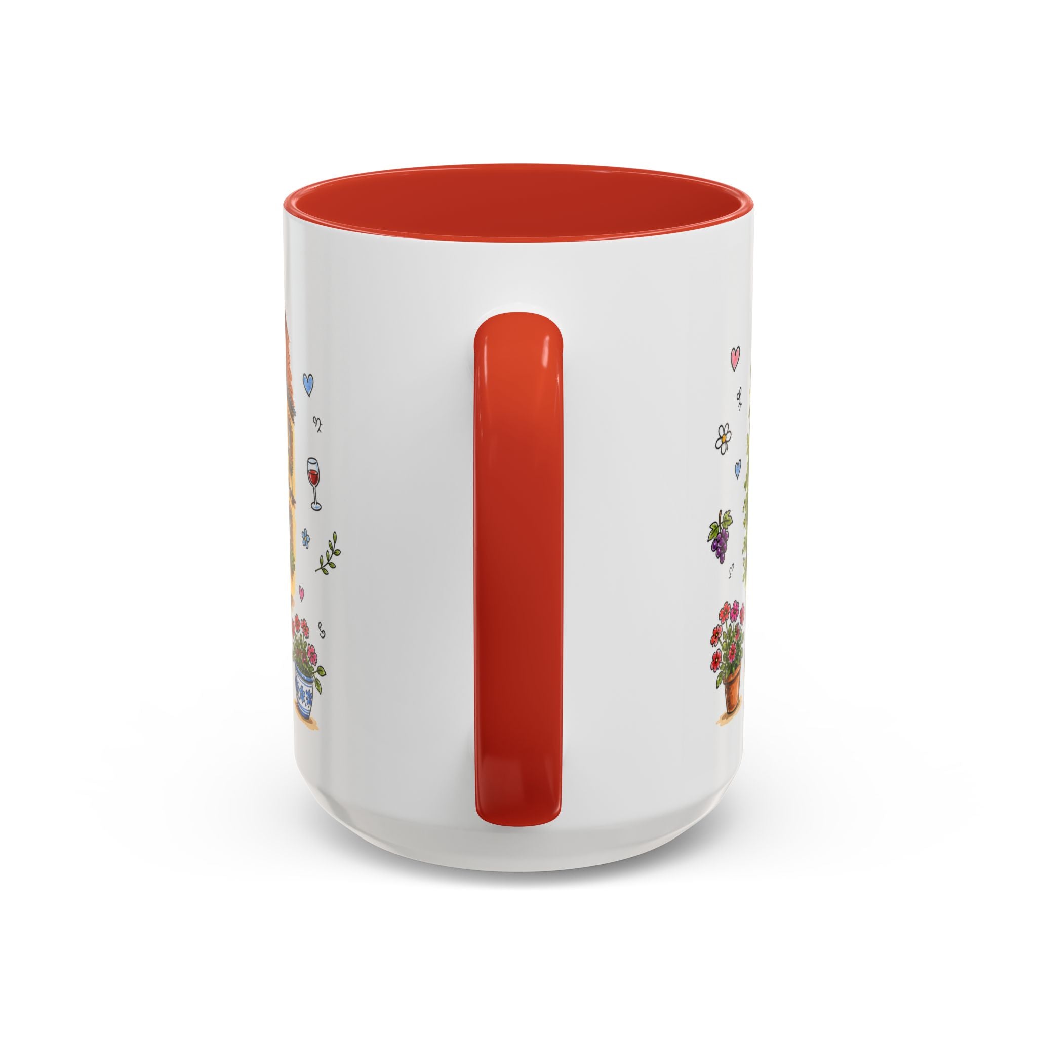 Colmar Illustrated Travel Mug | France Souvenir Accent Coffee Mug | 11oz 15oz Ceramic Cup