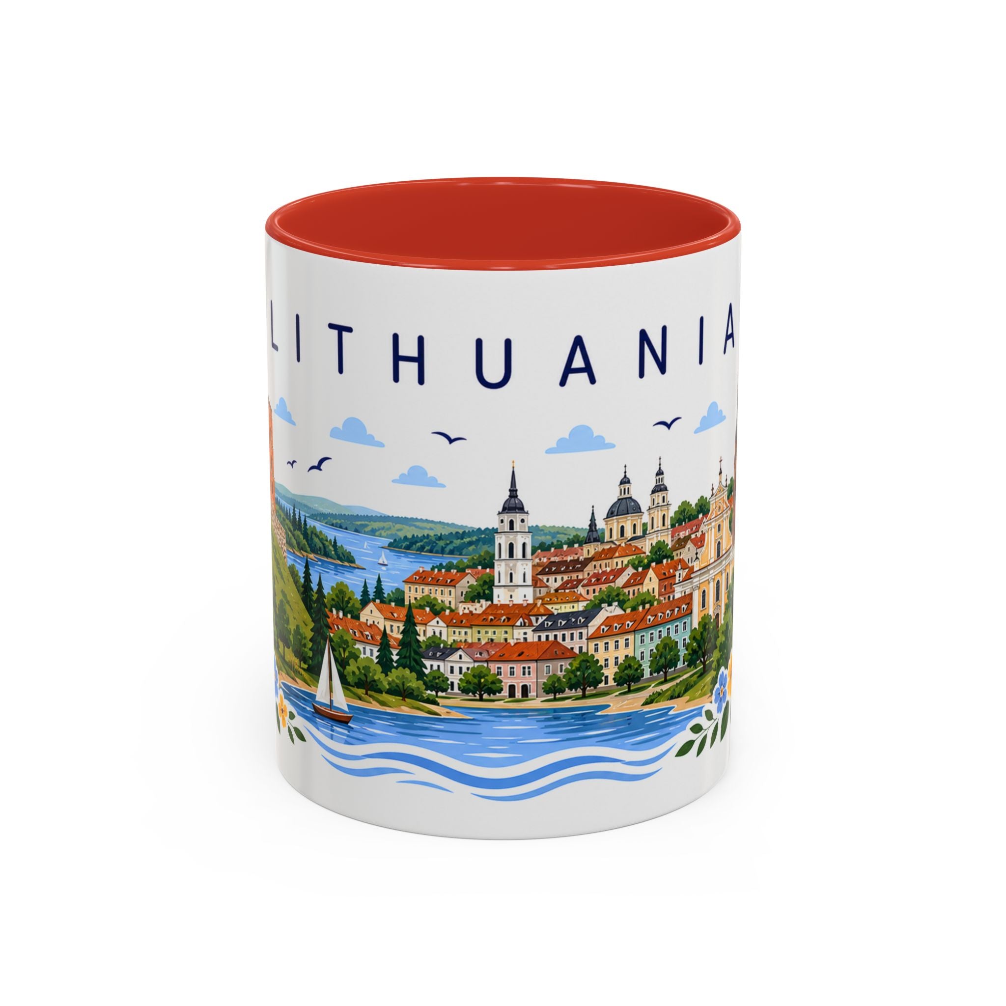 Lithuania Coffee Mug | Travel Souvenir Accent Mug | Place Gift Ceramic Cup 11oz 15oz