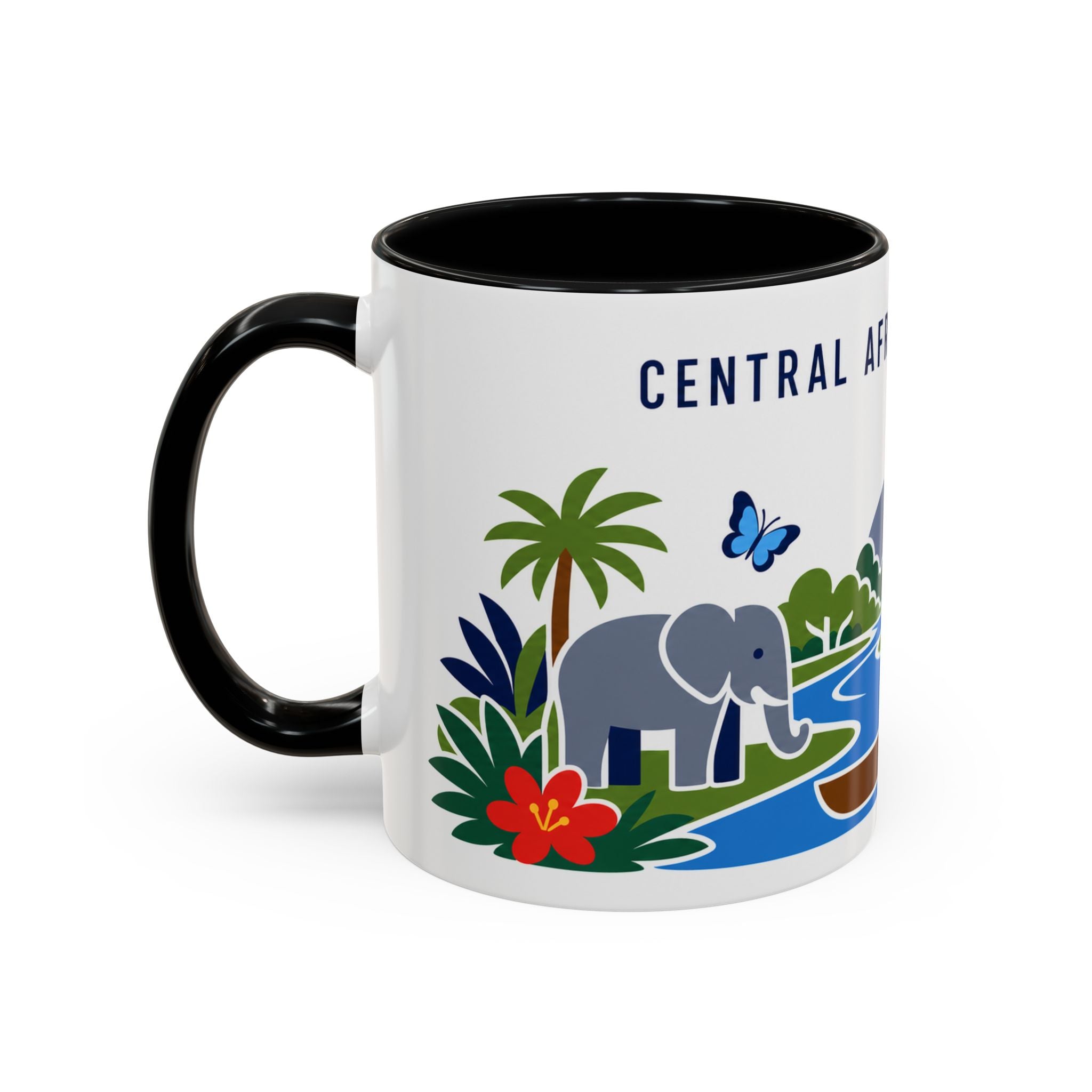 Central African Republic Coffee Mug | Travel Souvenir Accent Mug | Country Gift Ceramic Cup 11oz 15oz