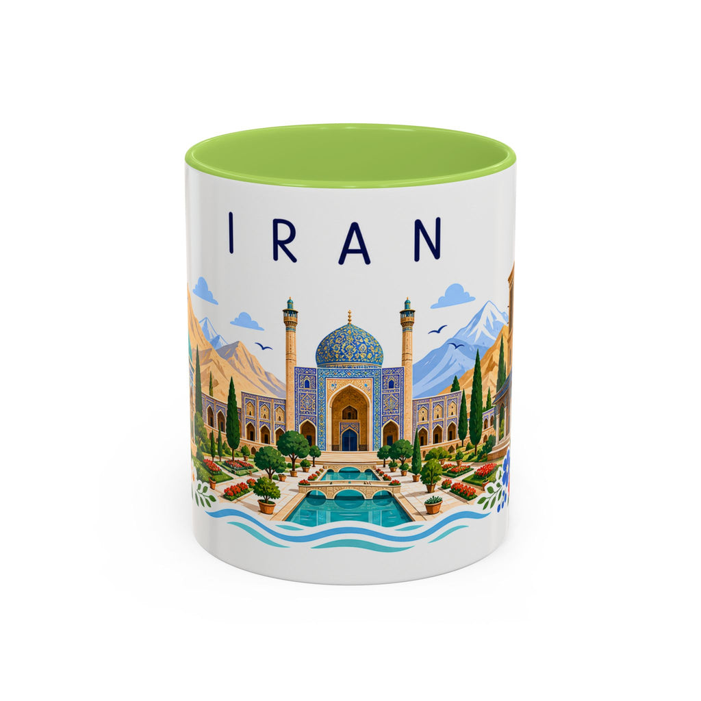 Iran Coffee Mug | Travel Souvenir Accent Mug | Place Gift Ceramic Cup 11oz 15oz