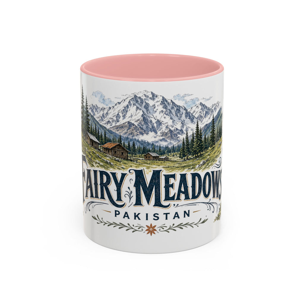 Fairy Meadows Mug, Pakistan Travel Souvenir, Bucket List Gift, Accent Ceramic Coffee Mug 11oz 15oz