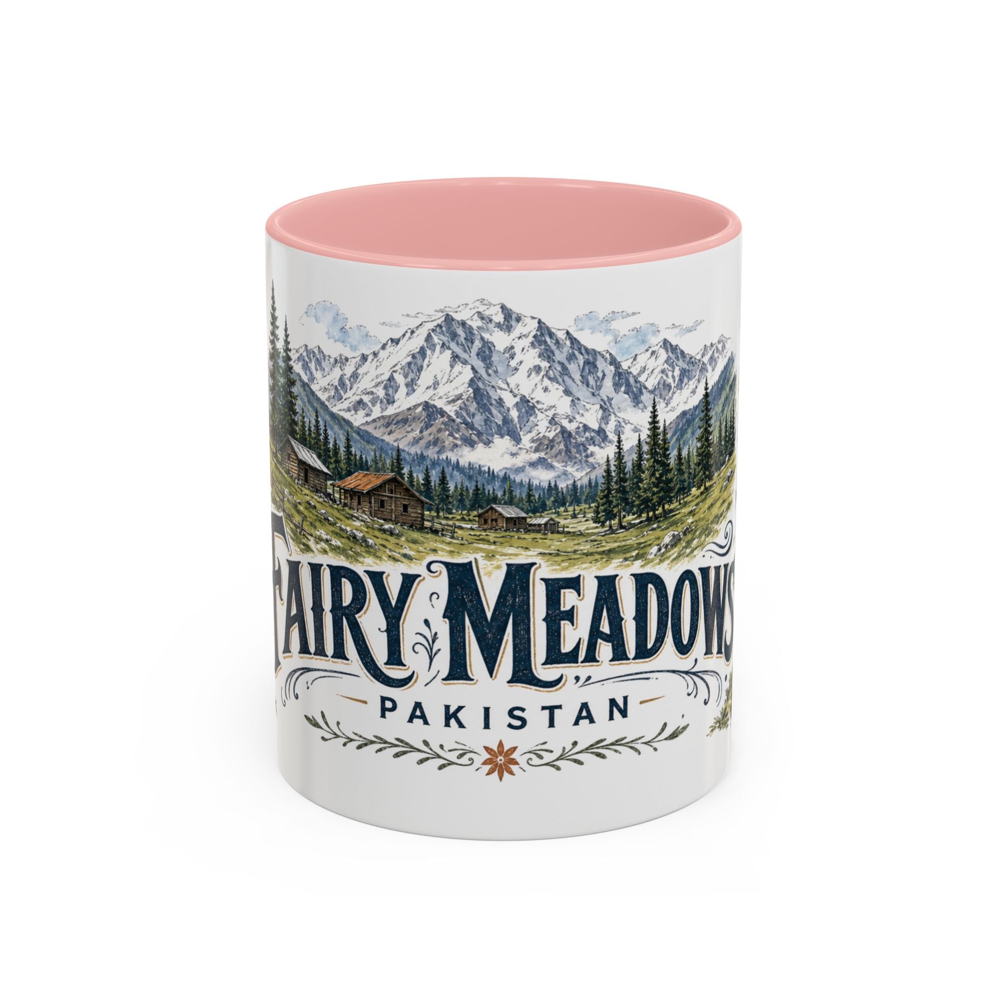 Fairy Meadows Mug, Pakistan Travel Souvenir, Bucket List Gift, Accent Ceramic Coffee Mug 11oz 15oz