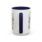 Rhode Island State Map Mug | Botanical Seaside Accent Cup (11oz or 15oz)