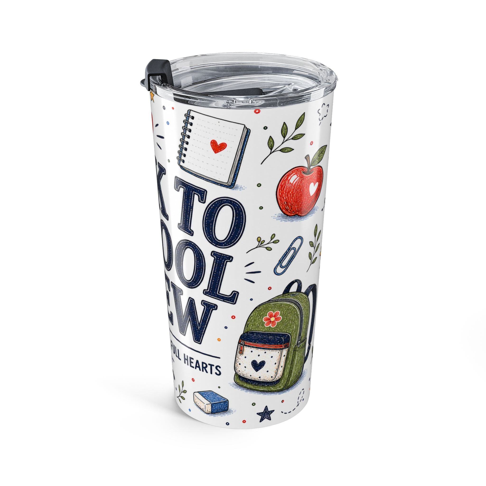 Back to School Crew 20oz Tumbler | Teacher Team Gift | Insulated Stainless Steel Travel Cup